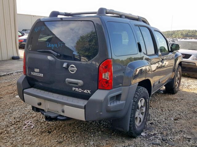 5N1AN0NWXDN816026 - 2013 NISSAN XTERRA X GRAY photo 4