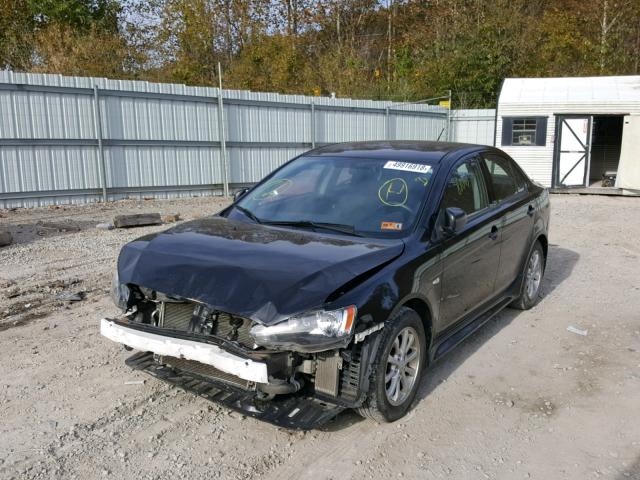 JA32V2FW1CU018553 - 2012 MITSUBISHI LANCER SE BLACK photo 2