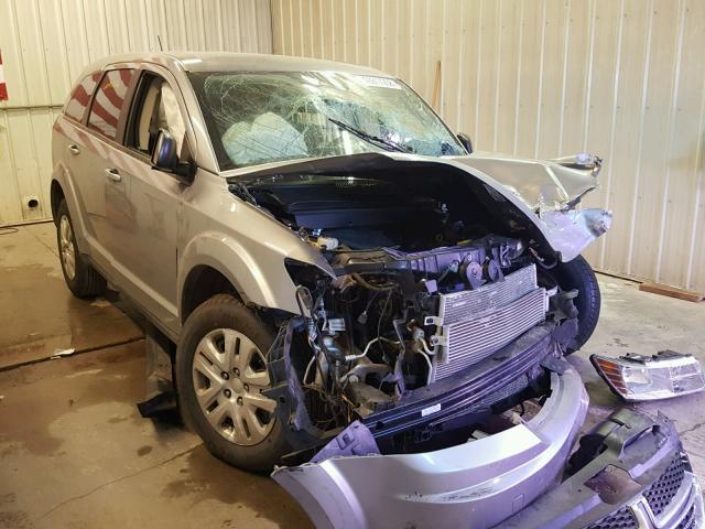 3C4PDCAB7FT746008 - 2015 DODGE JOURNEY SE SILVER photo 1