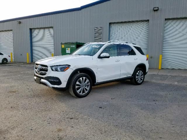 4JGFB4KB6LA012576 - 2020 MERCEDES-BENZ GLE 350 4M WHITE photo 2