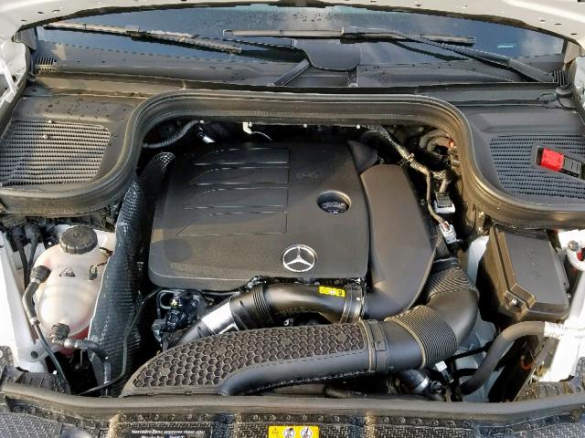 4JGFB4KB6LA012576 - 2020 MERCEDES-BENZ GLE 350 4M WHITE photo 7