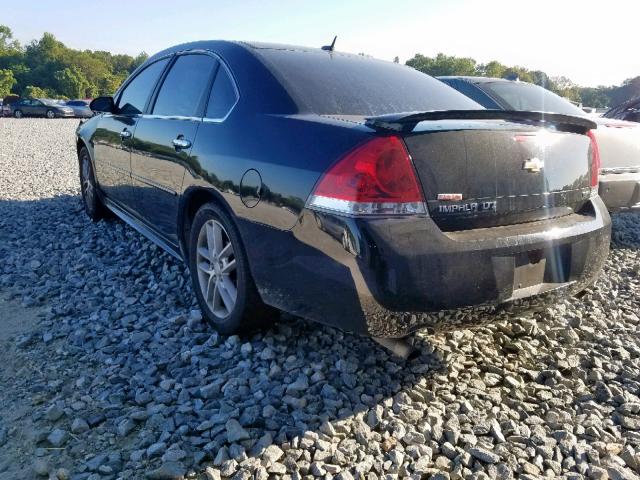 2G1WC5E34D1170527 - 2013 CHEVROLET IMPALA LTZ BLACK photo 3