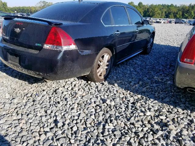 2G1WC5E34D1170527 - 2013 CHEVROLET IMPALA LTZ BLACK photo 4