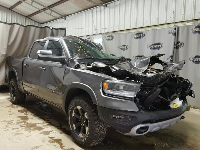 1C6SRFLT6KN530087 - 2019 RAM 1500 REBEL GRAY photo 1