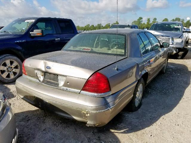 2FAFP74W75X103461 - 2005 FORD CROWN VICT BEIGE photo 4