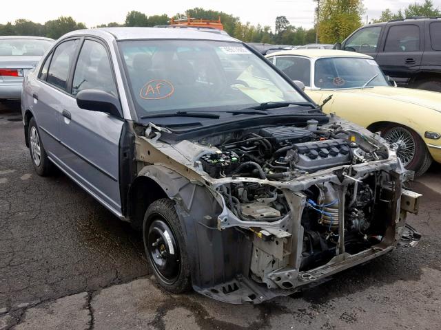 2HGES16484H562327 - 2004 HONDA CIVIC DX SILVER photo 1