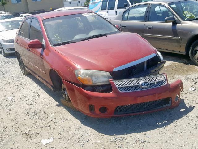 KNAFE221995023920 - 2009 KIA SPECTRA EX RED photo 1