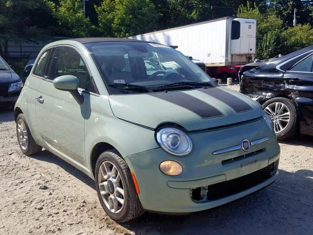 3C3CFFDR6CT313833 - 2012 FIAT 500 POP GREEN photo 1