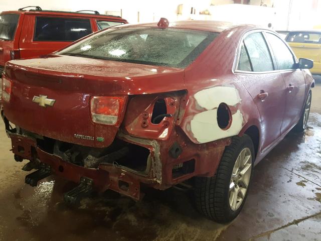 1G11F5RR4DF109221 - 2013 CHEVROLET MALIBU 2LT RED photo 4