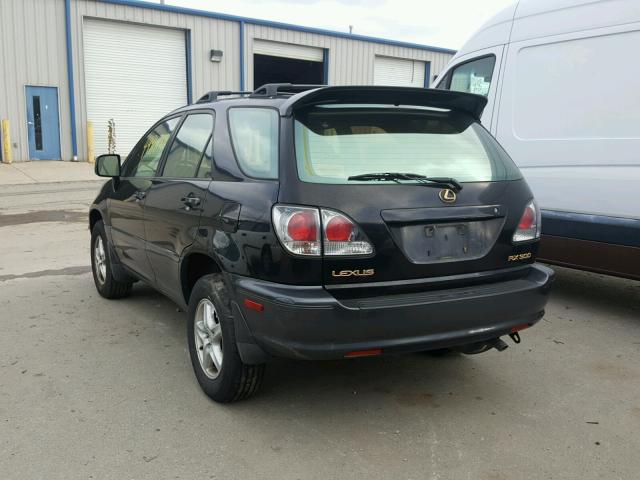 JTJHF10U220279400 - 2002 LEXUS RX 300 BLACK photo 3