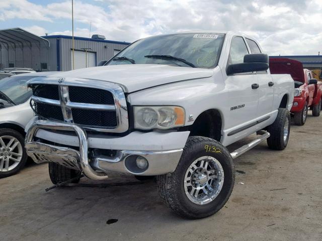 3D7KU28C74G114236 - 2004 DODGE RAM 2500 S WHITE photo 2