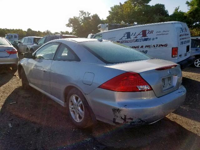 1HGCM72726A002468 - 2006 HONDA ACCORD EX SILVER photo 3