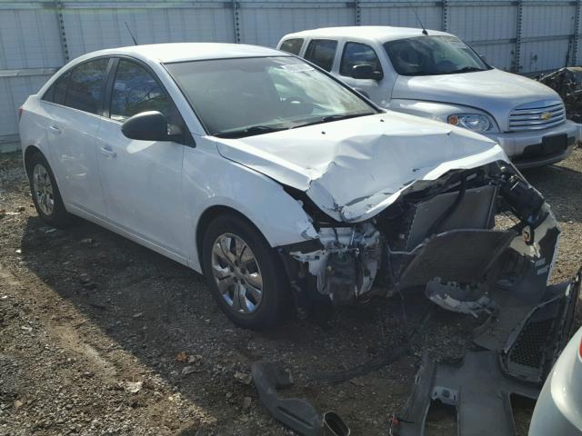 1G1PC5SH7C7212338 - 2012 CHEVROLET CRUZE LS WHITE photo 1