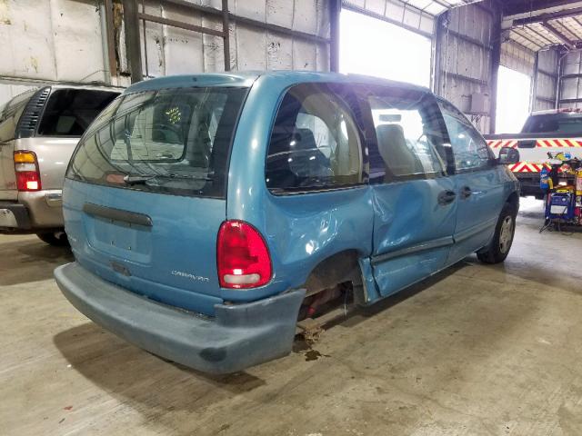 2B4FP2535VR117054 - 1997 DODGE CARAVAN BLUE photo 4