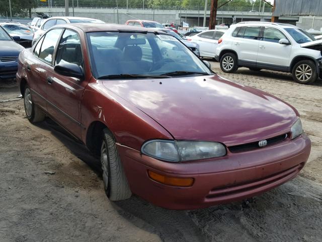 1Y1SK5262VZ446294 - 1997 CHEVROLET GEO PRIZM RED photo 1