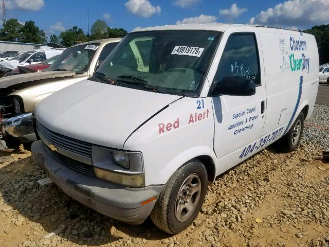 1GCDM19X65B100272 - 2005 CHEVROLET ASTRO WHITE photo 2