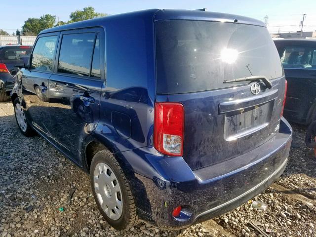 JTLZE4FE2FJ069492 - 2015 TOYOTA SCION XB ლურჯი ფოტო 3
