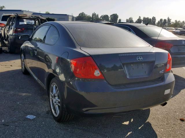 JTKDE177970178844 - 2007 TOYOTA SCION TC შავი ფოტო 3