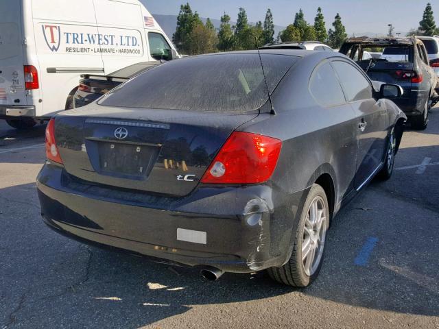 JTKDE177970178844 - 2007 TOYOTA SCION TC შავი ფოტო 4