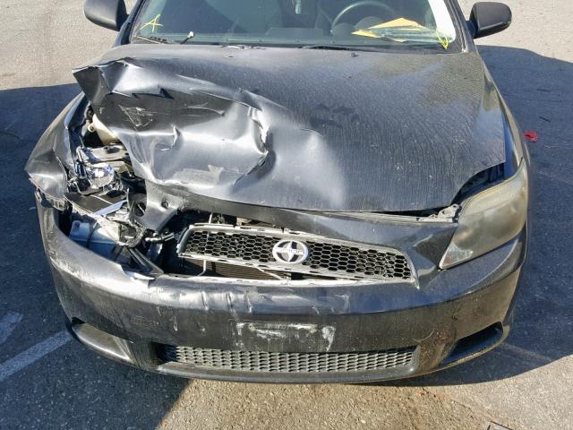 JTKDE177970178844 - 2007 TOYOTA SCION TC შავი ფოტო 9