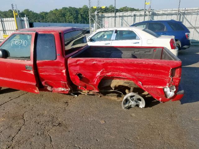 1GCCS195128254297 - 2002 CHEVROLET S-10 PU RED photo 9