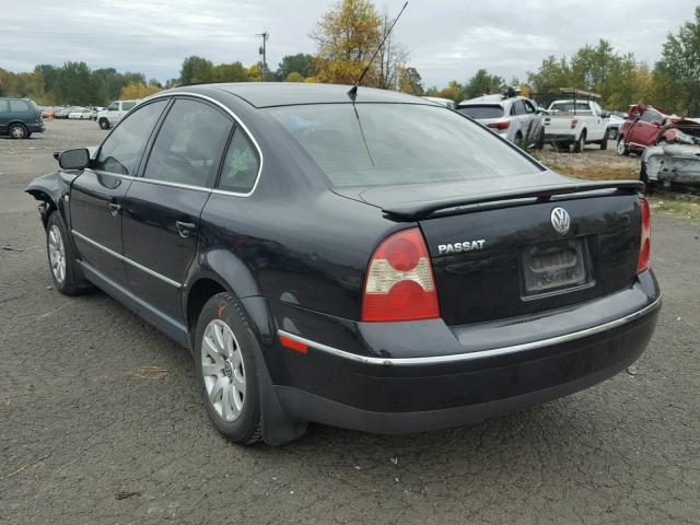 WVWPD63B93P458232 - 2003 VOLKSWAGEN PASSAT GLS BLACK photo 3