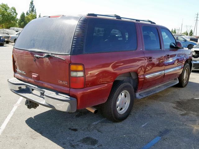 1GKEC16T32J306650 - 2002 GMC YUKON XL C RED photo 4