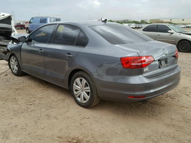 3VWLA7AJ8FM326027 - 2015 VOLKSWAGEN JETTA TDI CHARCOAL photo 3