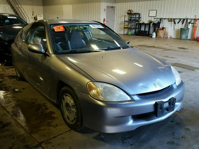 JHMZE1373YT000834 - 2000 HONDA INSIGHT GRAY photo 1