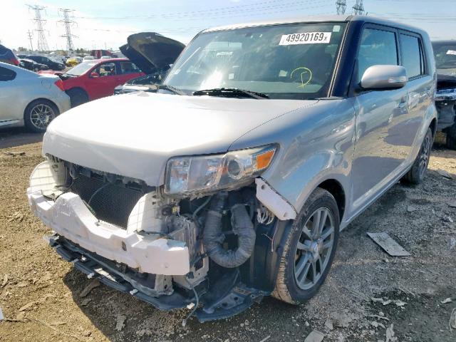 JTLZE4FEXDJ039282 - 2013 TOYOTA SCION XB ვერცხლისფერი ფოტო 2