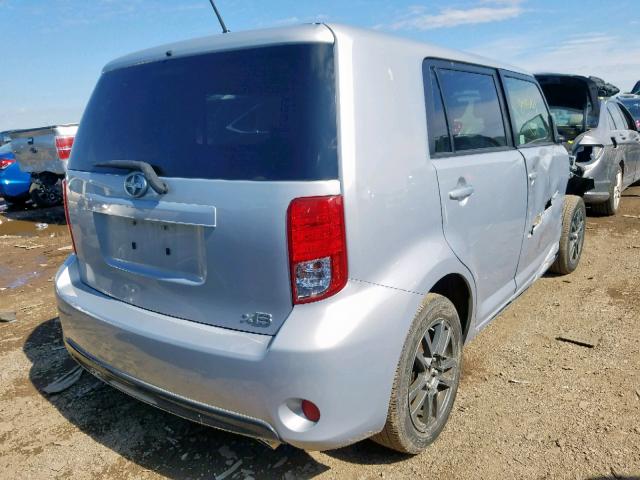 JTLZE4FEXDJ039282 - 2013 TOYOTA SCION XB ვერცხლისფერი ფოტო 4