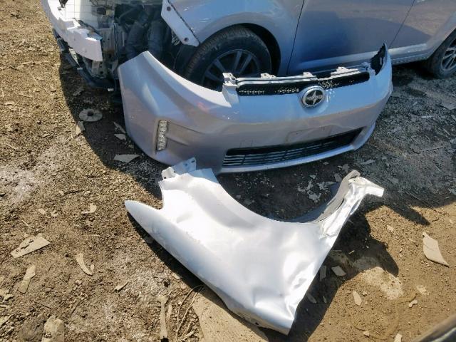 JTLZE4FEXDJ039282 - 2013 TOYOTA SCION XB ვერცხლისფერი ფოტო 9