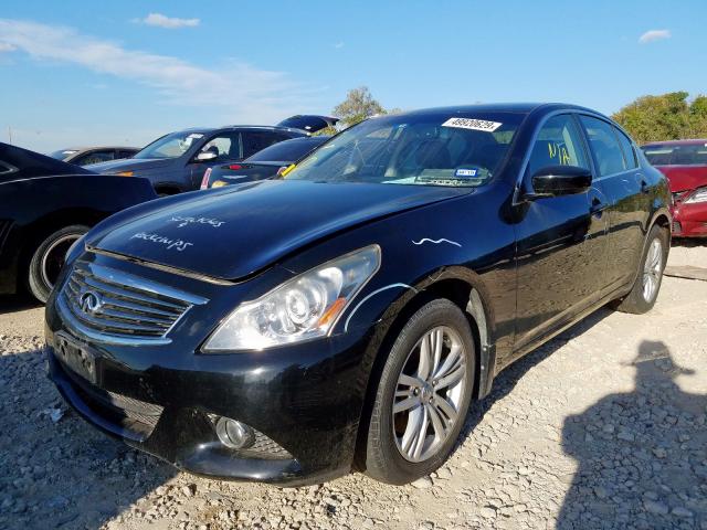 JN1CV6AR3BM410207 - 2011 INFINITI G37 BLACK photo 2