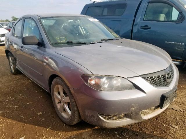 JM1BK12F361528936 - 2006 MAZDA 3 I GRAY photo 1