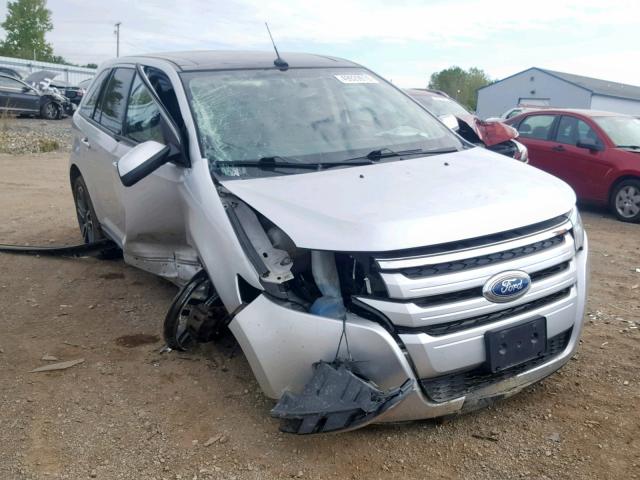 2FMDK4JC9DBA94343 - 2013 FORD EDGE SEL SILVER photo 1