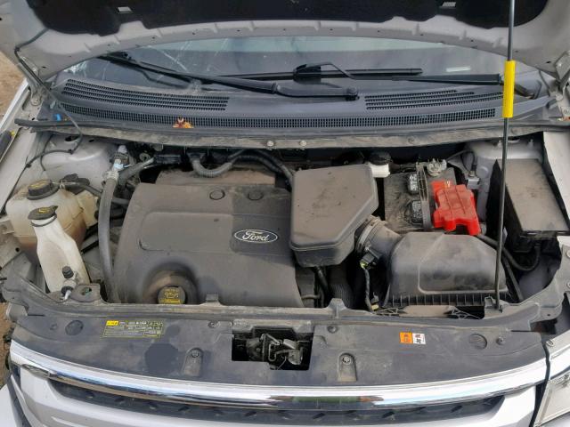 2FMDK4JC9DBA94343 - 2013 FORD EDGE SEL SILVER photo 7