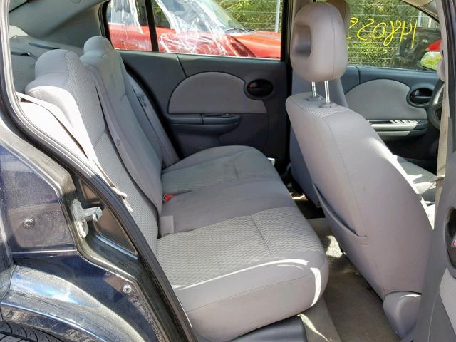 1G8AJ55F67Z203602 - 2007 SATURN ION LEVEL BLUE photo 6