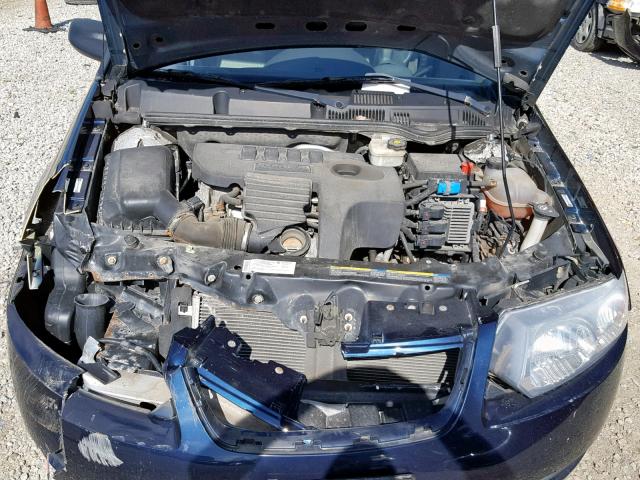 1G8AJ55F67Z203602 - 2007 SATURN ION LEVEL BLUE photo 7