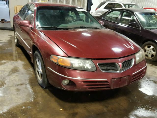 1G2HX54K214176330 - 2001 PONTIAC BONNEVILLE RED photo 1