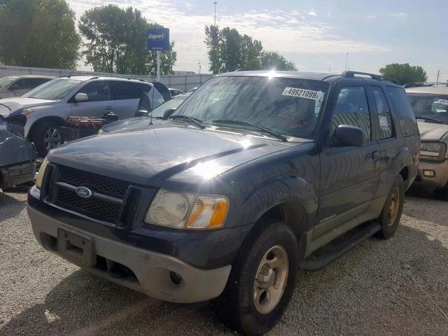 1FMYU70E41UC54263 - 2001 FORD EXPLORER S BLUE photo 2