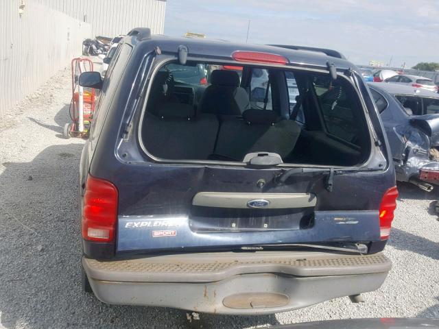 1FMYU70E41UC54263 - 2001 FORD EXPLORER S BLUE photo 9