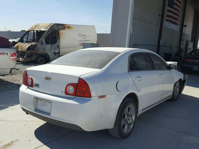 1G1ZH57B19F251343 - 2009 CHEVROLET MALIBU 1LT WHITE photo 4