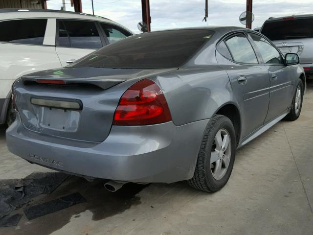 2G2WP552X81104934 - 2008 PONTIAC GRAND PRIX Сұр фото 4