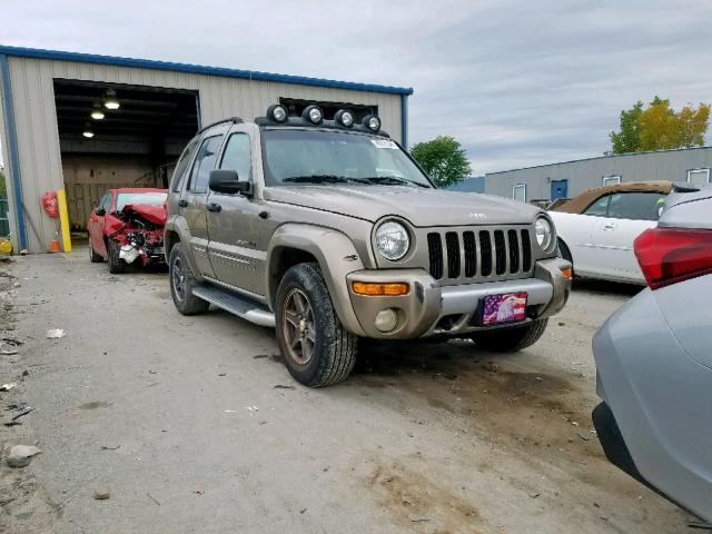 1J4GL38K72W366612 - 2002 JEEP LIBERTY RE TAN photo 1