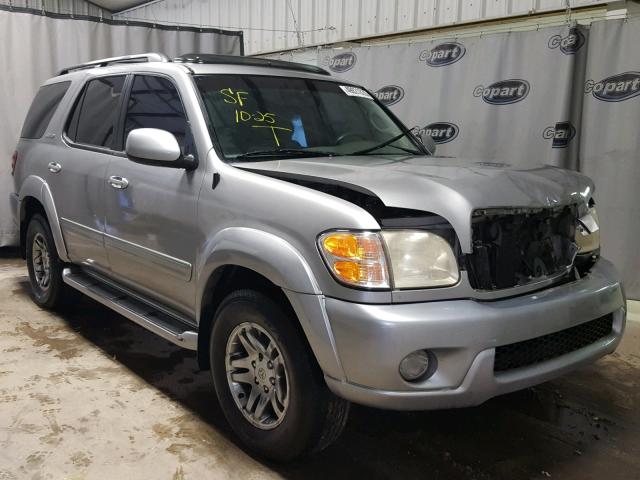 5TDZT38A23S173226 - 2003 TOYOTA SEQUOIA LI SILVER photo 1