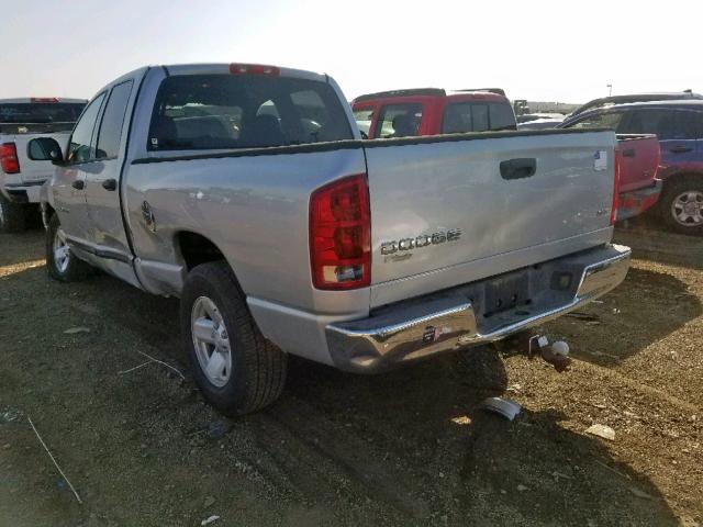 1D7HA18D93J677632 - 2003 DODGE RAM 1500 S SILVER photo 3