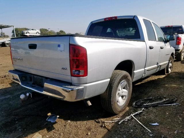 1D7HA18D93J677632 - 2003 DODGE RAM 1500 S SILVER photo 4