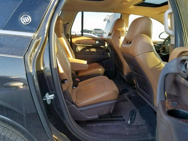 5GAKRBKD8EJ128497 - 2014 BUICK ENCLAVE BROWN photo 5