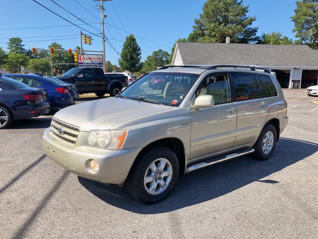 JTEHF21A520073142 - 2002 TOYOTA HIGHLANDER BEIGE photo 1