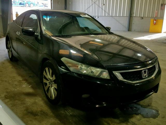 1HGCS22888A007825 - 2008 HONDA ACCORD EXL BLACK photo 1